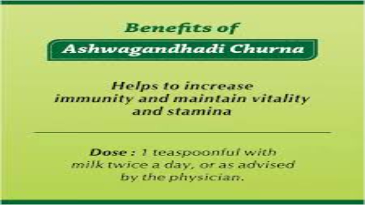 Ashwagandhadi Churna Benefits